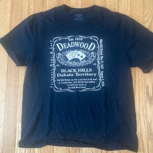 Men’s Deadwood Tee Shirt Size Medium -History, TV Show, Movie
